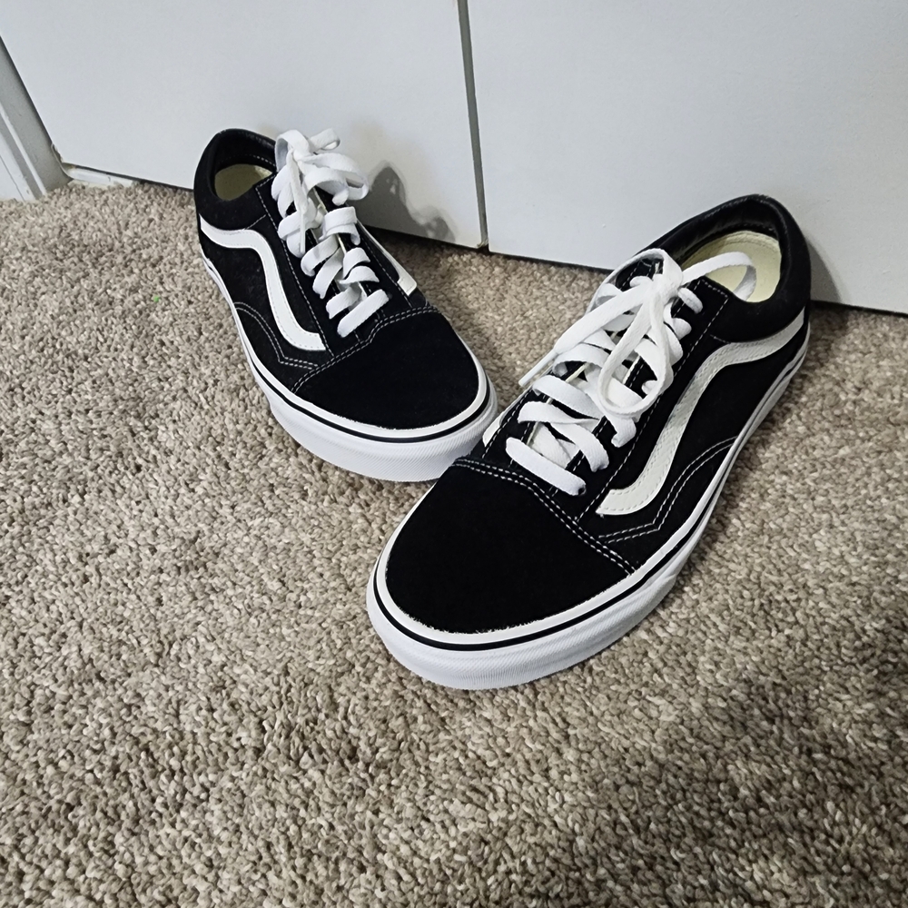 Vans Black and White Sneakers